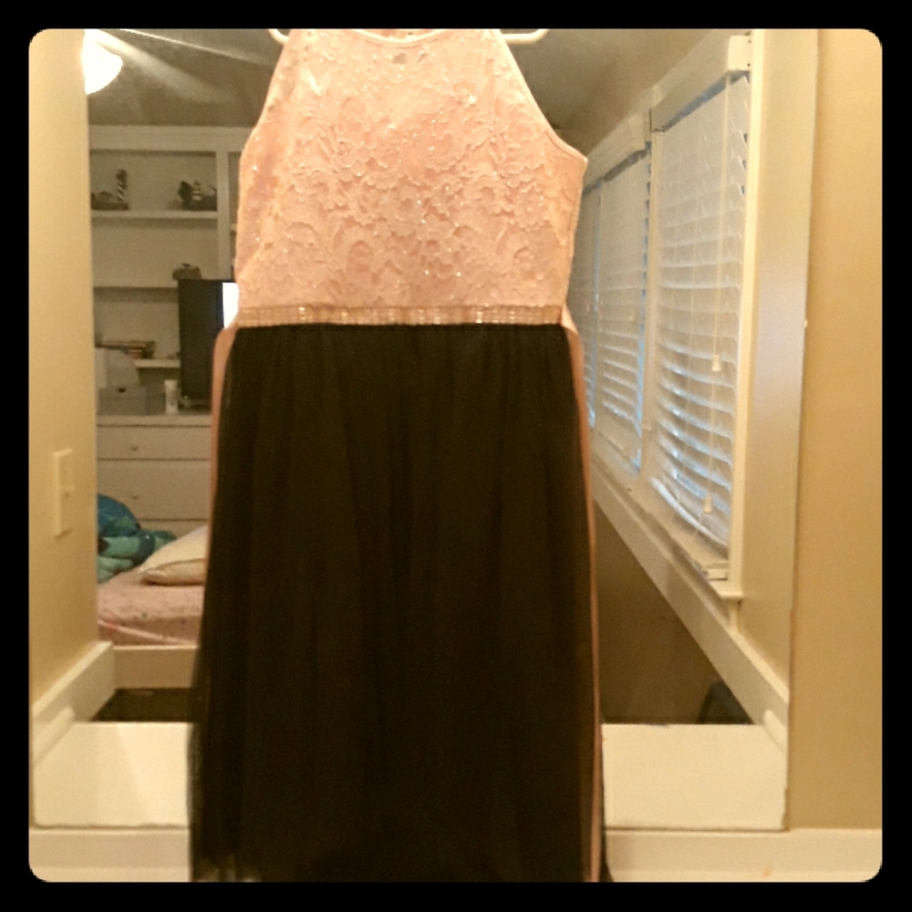 Blush formal dress